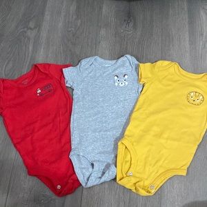 Bundle of 3 Carter’s Baby Onesies